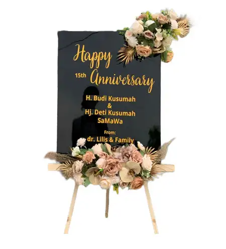 Papan Bunga Akrilik Kendaldoyong